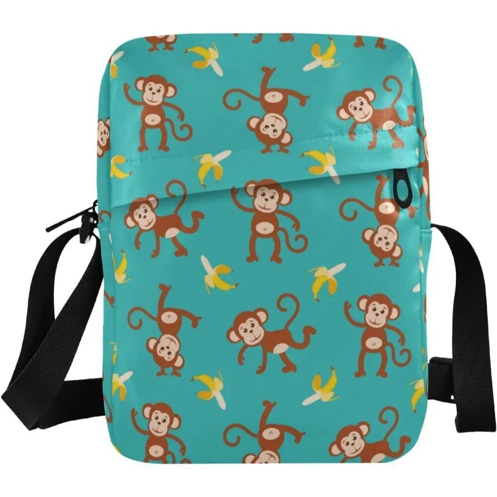 Small Polyester Crossbody Bag Women Men Compact Travel Daily Use